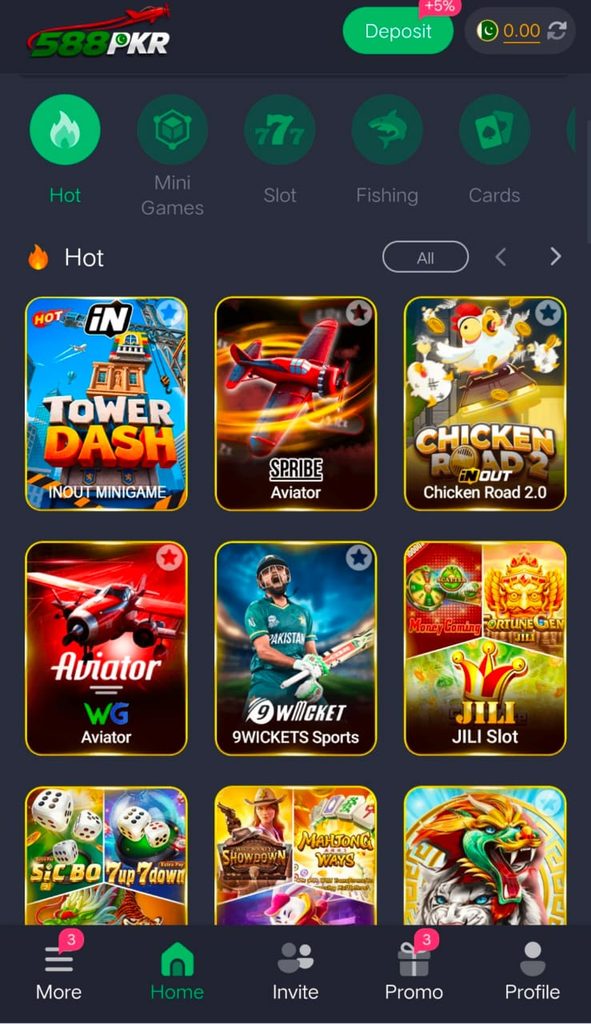 588PKR Game Image